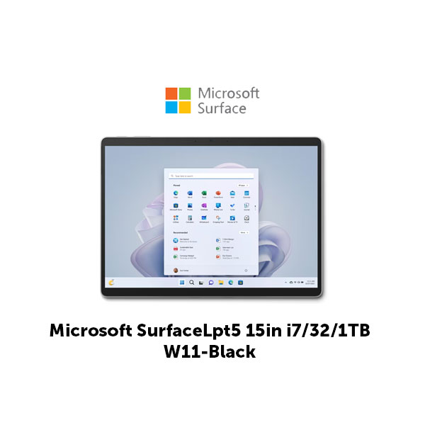 Microsoft SurfaceLpt5 15in i7/32/1TB W11-Black